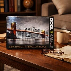 Eurographics New York City Brooklyn Bridge 1000 Piece Puzzle